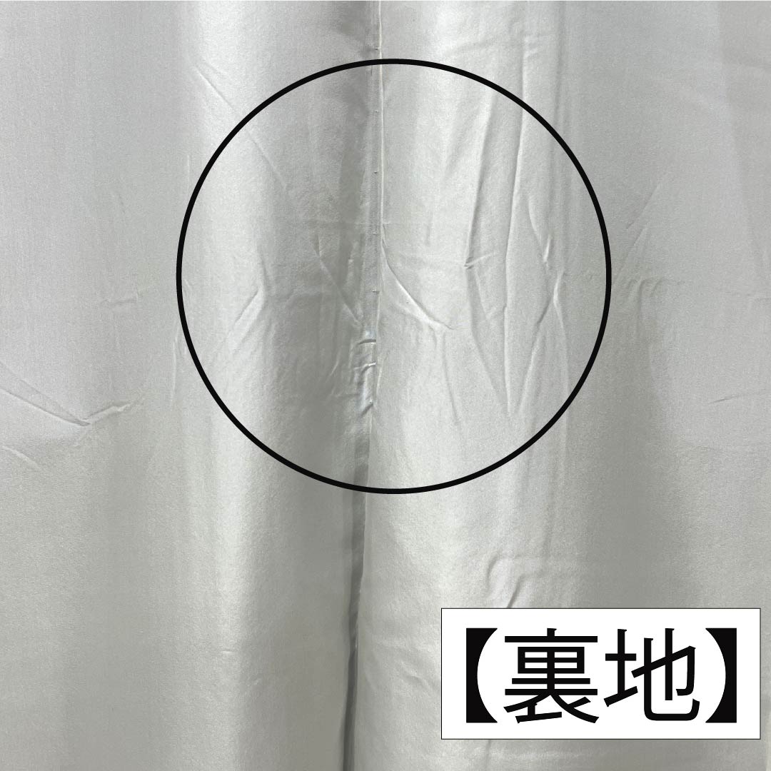 リサイクル着物】小紋 正絹 身丈159cm 裄丈64.5cm 袷 紺鉄色（こんてつ