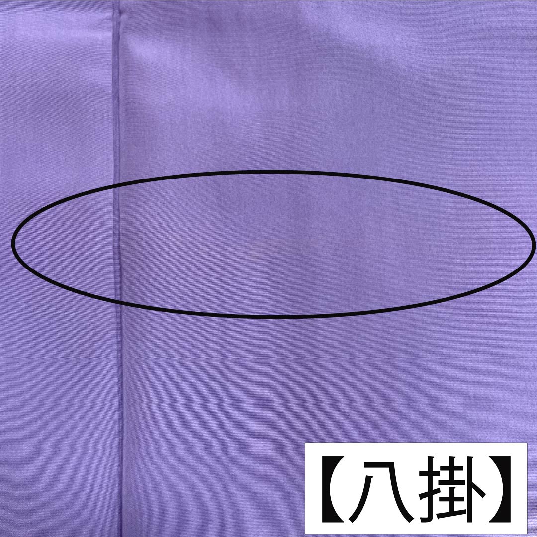 小紋 正絹 Aランク 身丈164cm 裄丈66cm 袷 紺藤色（こんふじいろ） 型染 葵 鶴 紫系 1115008273420