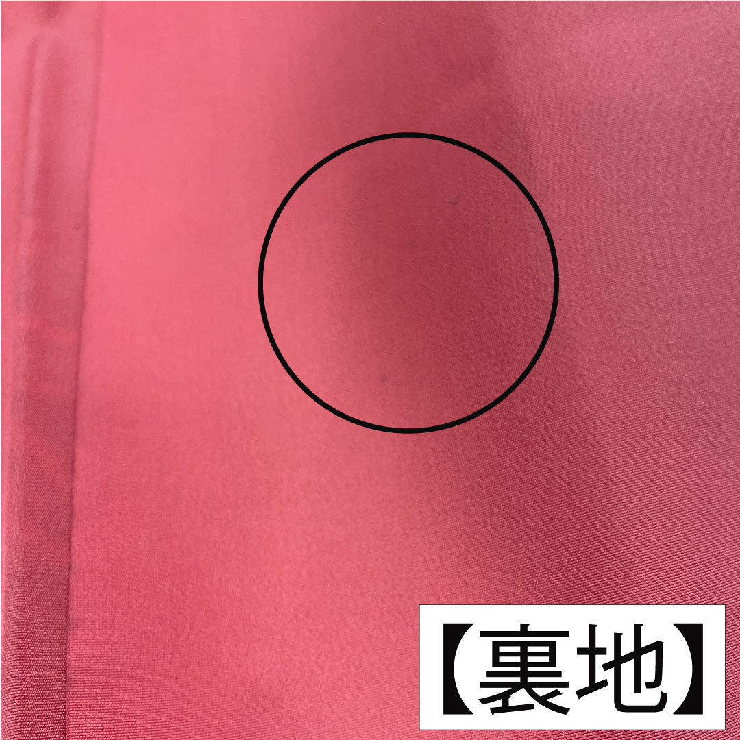小紋 正絹 身丈162cm 裄丈65cm 袷 鉄葡萄色（てつぶどういろ） 京紅型 吉祥文様 Aランク 紺系 1115004453418
