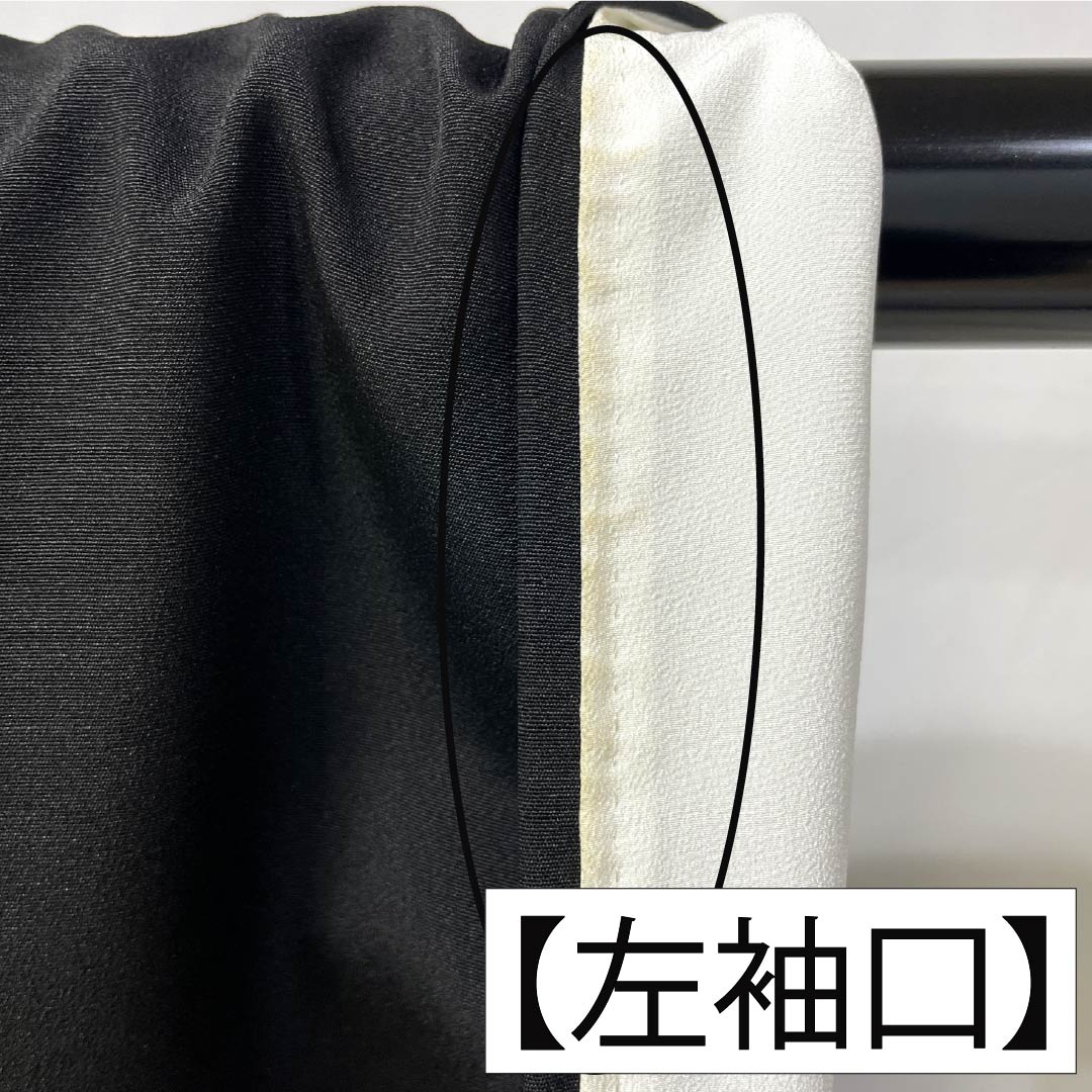 黒留袖 正絹 Aランク 身丈159cm 裄丈64cm 袷 京友禅 五つ紋 五三桐 吉祥文様 松 橘 五つ紋 黒系 1111002073310