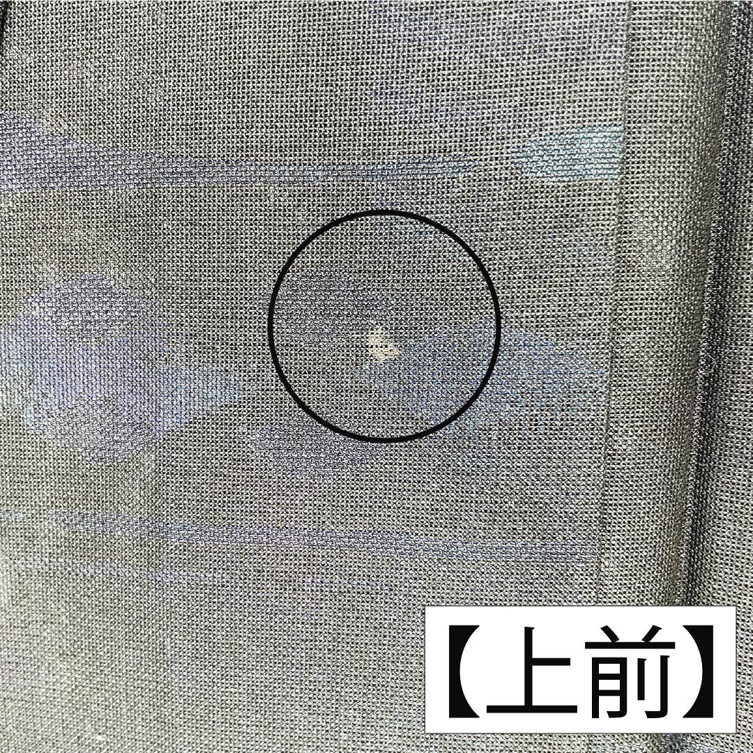 夏物 正絹 お召 Aランク 身丈155.5cm 裄丈65cm 抽象模様 紗 黒系 1132004643310