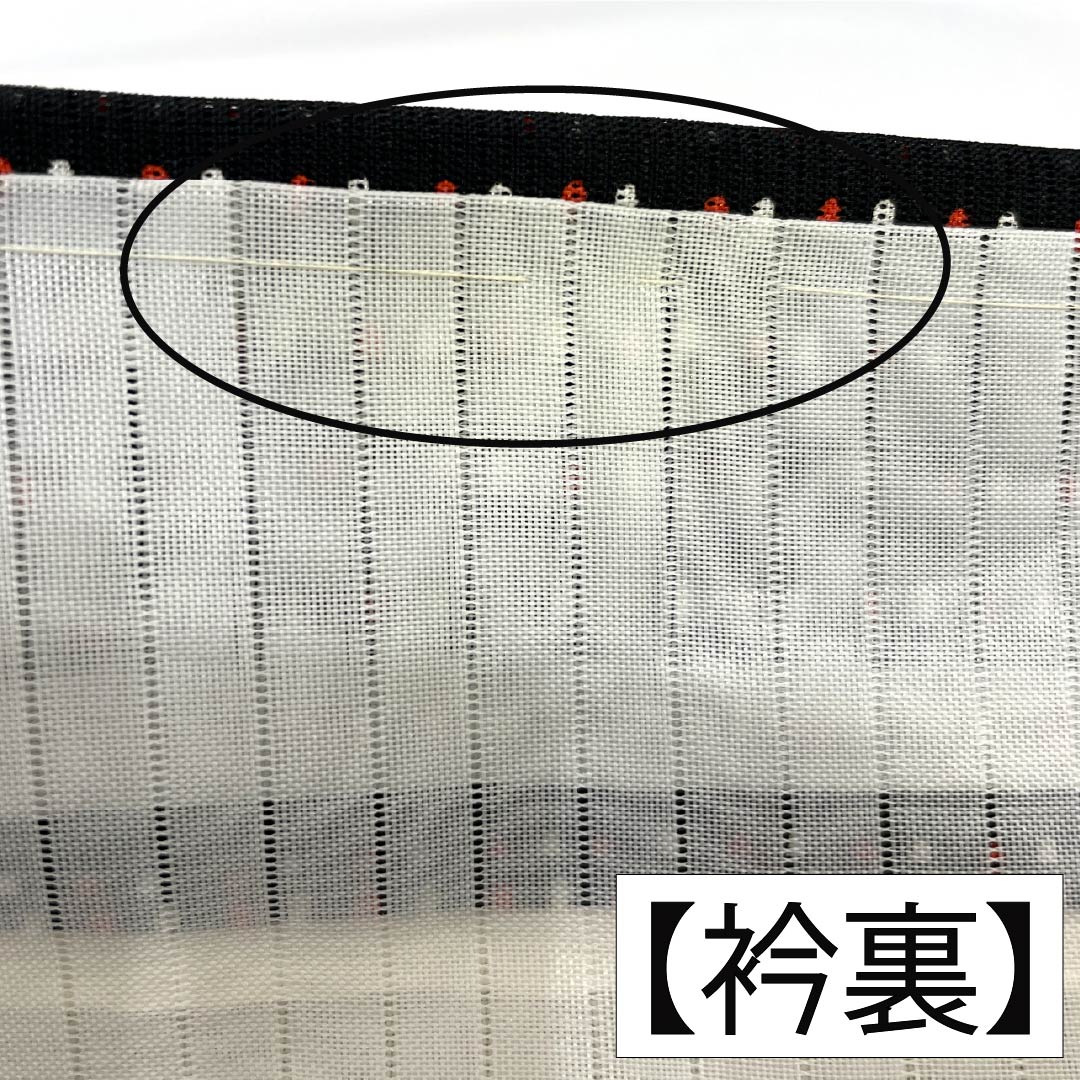 夏物 ポリエステル 小紋 身丈157cm 裄丈63.5cm ドット柄 洗える着物 絽 Aランク 黒系 1132002223310