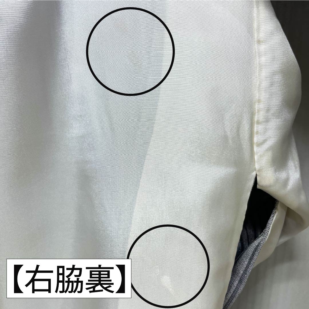 訪問着 正絹 Aランク 袷 身丈164.5cm 裄丈64cm 黝色（ゆうしょく） 紬地 縞 グレー系 1112006643422