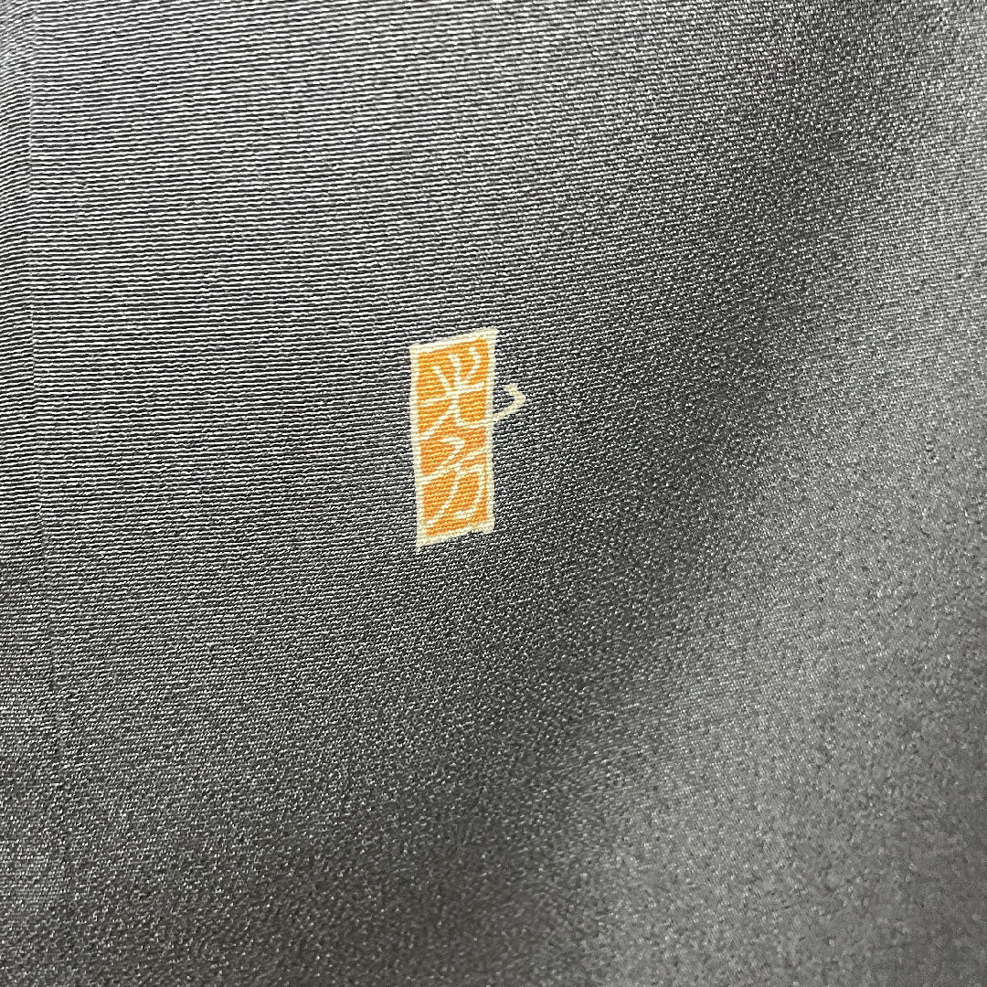 黒留袖 身丈162cm 裄丈64cm 袷 作家物 吉祥文様 木瓜 正絹 Aランク 五つ紋 黒系 1111000533410