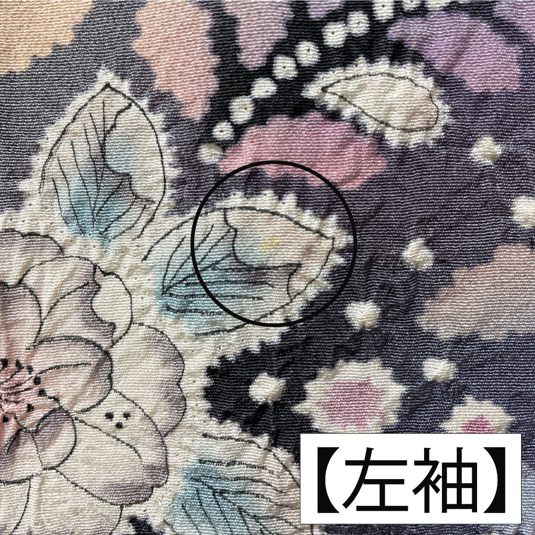 訪問着 正絹 袷 身丈163.5cm 裄丈64.5cm 臙脂色（えんじいろ） 辻ヶ花 Aランク 赤系 1112005823412