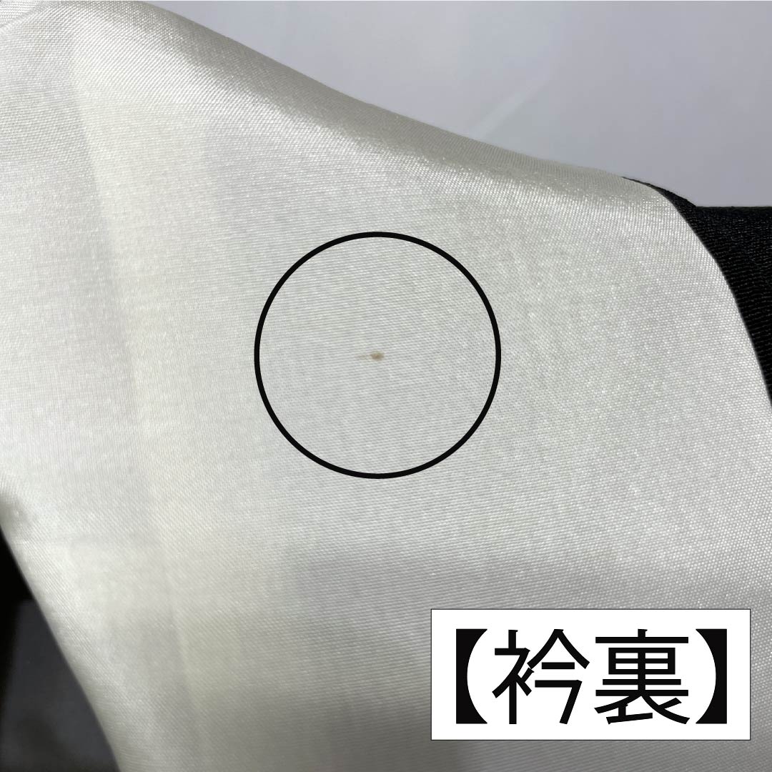 黒留袖 正絹 Sランク 身丈156.5cm 裄丈64cm 袷 五つ紋 雪輪に三つ引き 花車 菊 梅 五つ紋 黒系 1111001862310