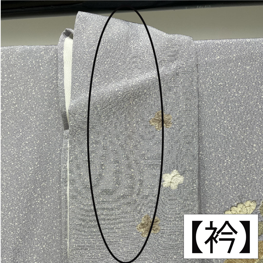訪問着 正絹 袷 身丈156.5cm 裄丈63.5cm 雪色（せっしょく） 辻ヶ花 作家物 Aランク グレー系 1112004893322