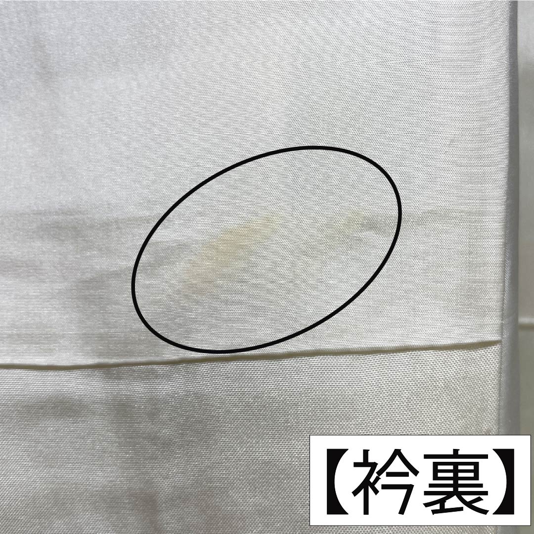 訪問着 正絹 Bランク 袷 身丈160cm 裄丈68cm 亜麻色（あまいろ） 生紬 桶絞り 乾山絞り 伝統工芸作家 吉澤与市 ベージュ系 1112007414425