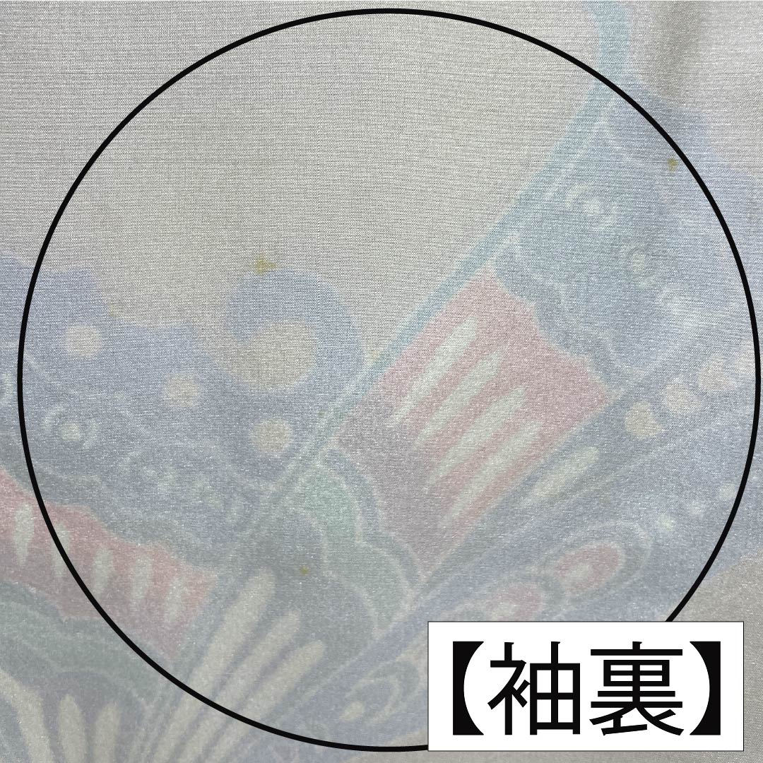 振袖 正絹 Aランク 身丈161.5cm 裄丈66cm 袷 山吹色（やまぶきいろ） 京紅型 宮崎染工 作家物 吉祥文様 牡丹 黄系 1113002513423