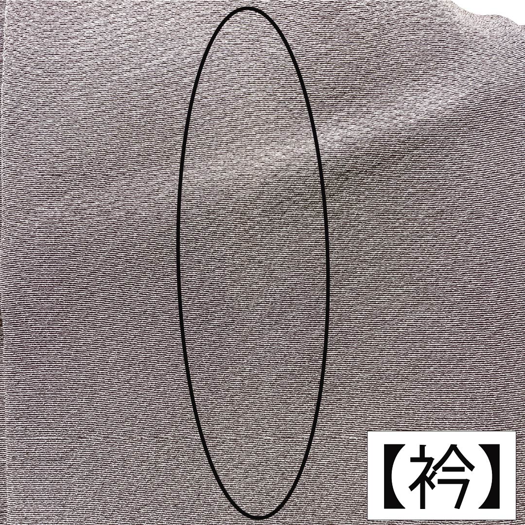 色無地 正絹 Aランク 身丈158cm 裄丈67cm 梅鼠色（うめねずいろ） 浜ちりめん 素無地 一つ紋 袷 紫系 1114002993320