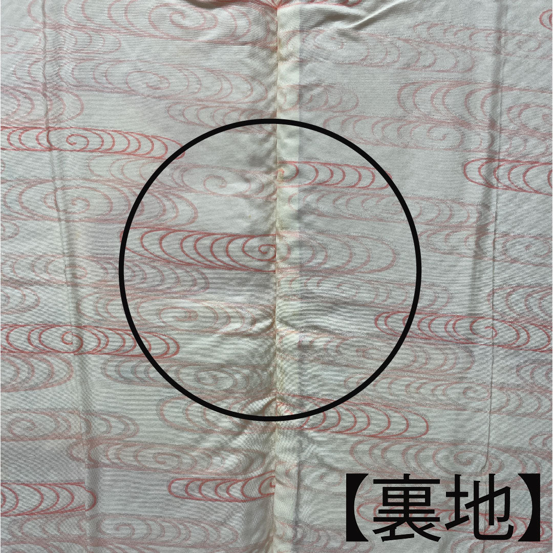 羽織 正絹 身丈80.5cm 裄丈64cm  桃色 総絞り 辻ヶ花 Aランク 袷 ピンク系 1117000703913