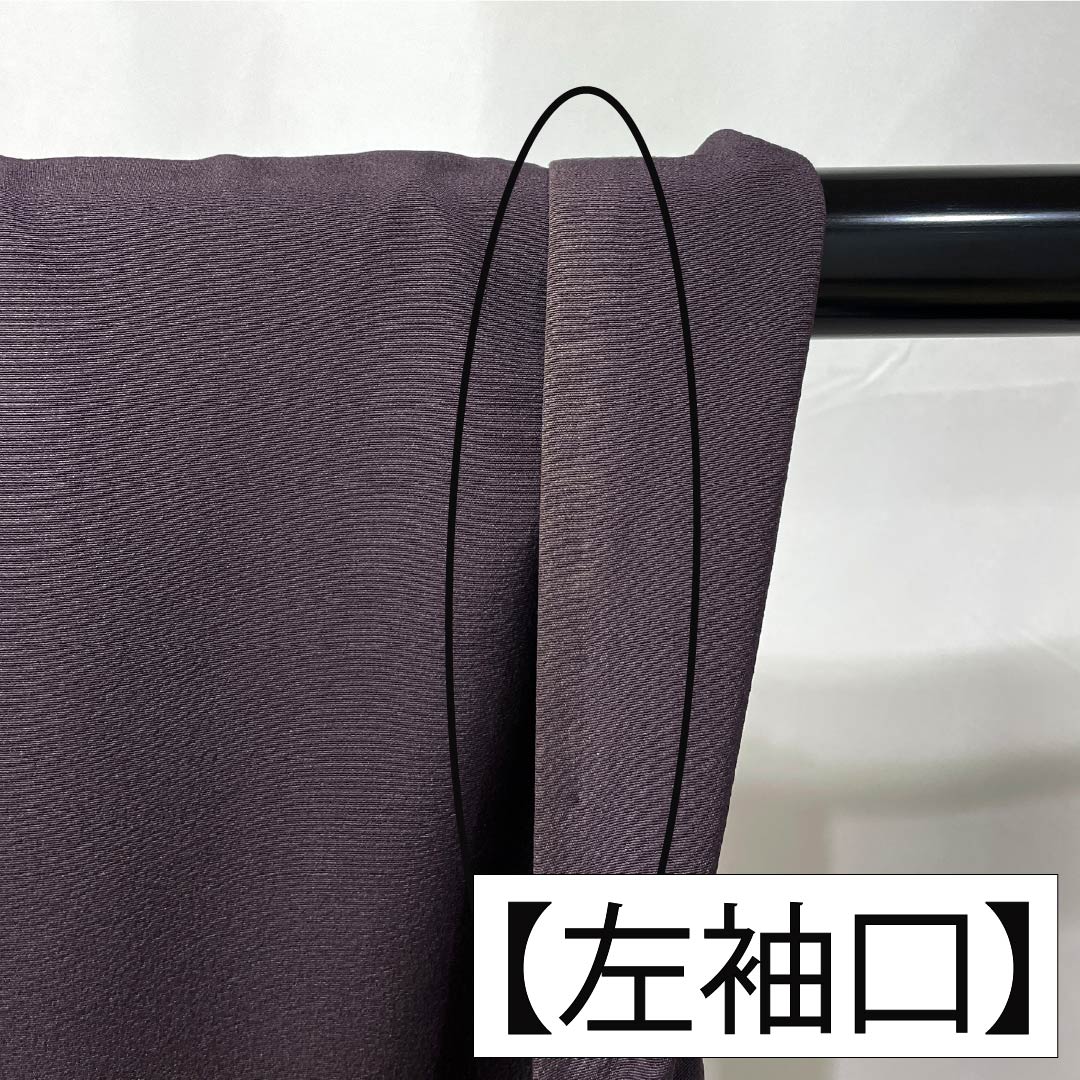 Colored Tomesode (Japanese traditional formal kimono) Pure silk Length 159.5cm Sleeve length 66cm Lined Purple Suzhou embroidery Auspicious motif Pearl tone finish A rank Purple 1111001303320