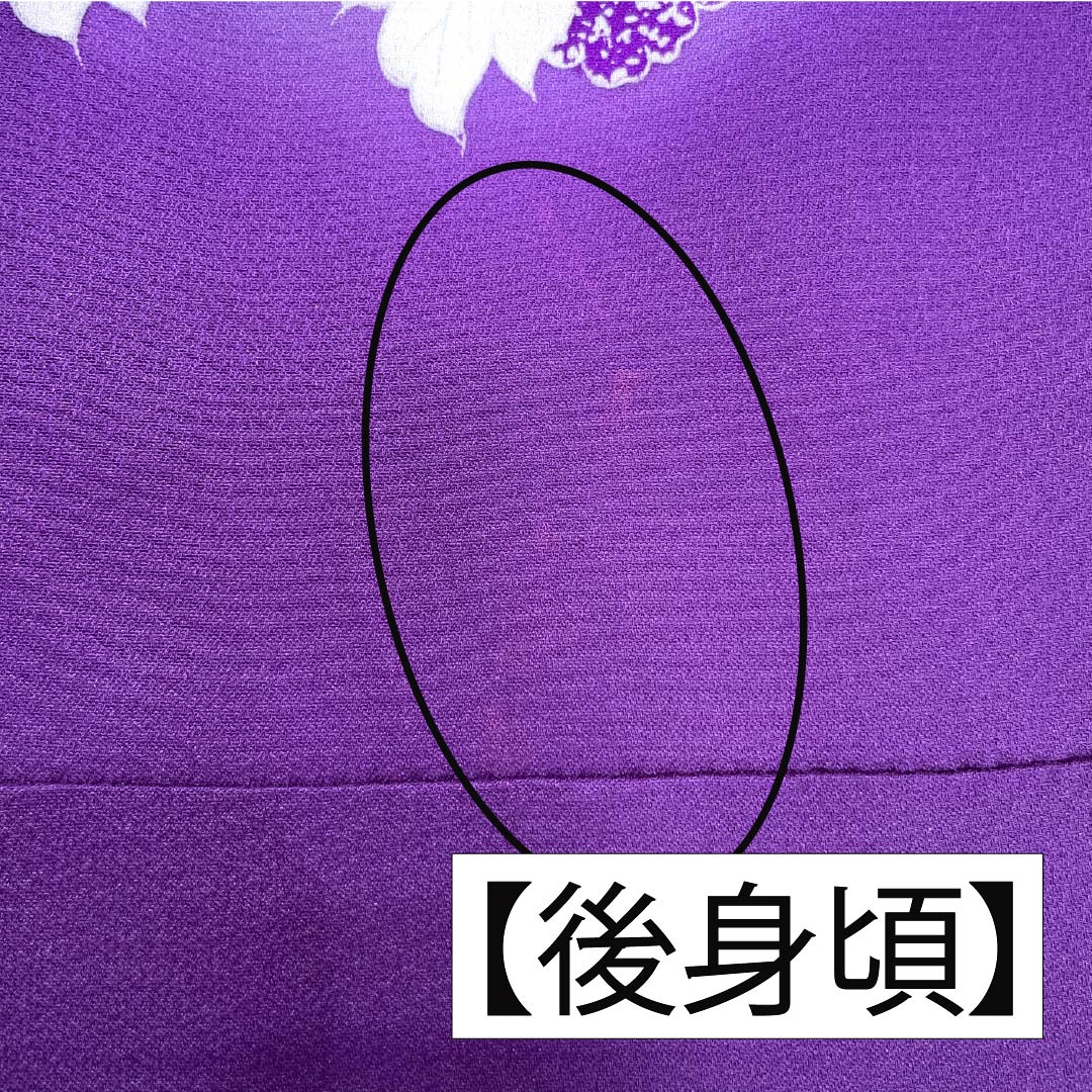 振袖 正絹 Aランク 身丈169cm 裄丈69cm 袷 似紫色（にせむらさきいろ） 京友禅 草花 紫系 1113002153520