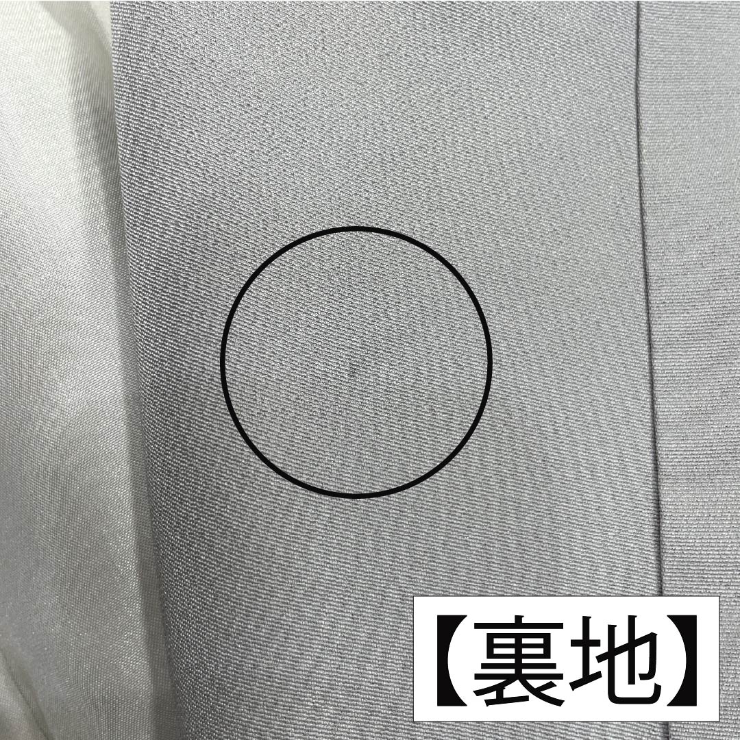 訪問着 正絹 Sランク 袷 身丈155cm 裄丈66cm 薄鼠色（うすねずいろ） 貴族鼠色（きぞくねずいろ） 京友禅 草花 グレー系 1112006312322