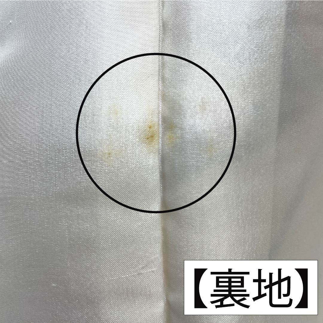 小紋 正絹 身丈158cm 裄丈63.5cm 袷 乳白色（にゅうはくしょく） 割付け 古典柄 Aランク 白系 1115005233311