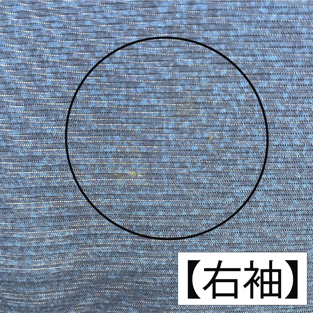 夏物 正絹 付下げ Aランク 身丈163.5cm 裄丈67.5cm 紺色（こんいろ） 型染 幾何学模様 健勝苑ガード 絽 紺系 1132005033418