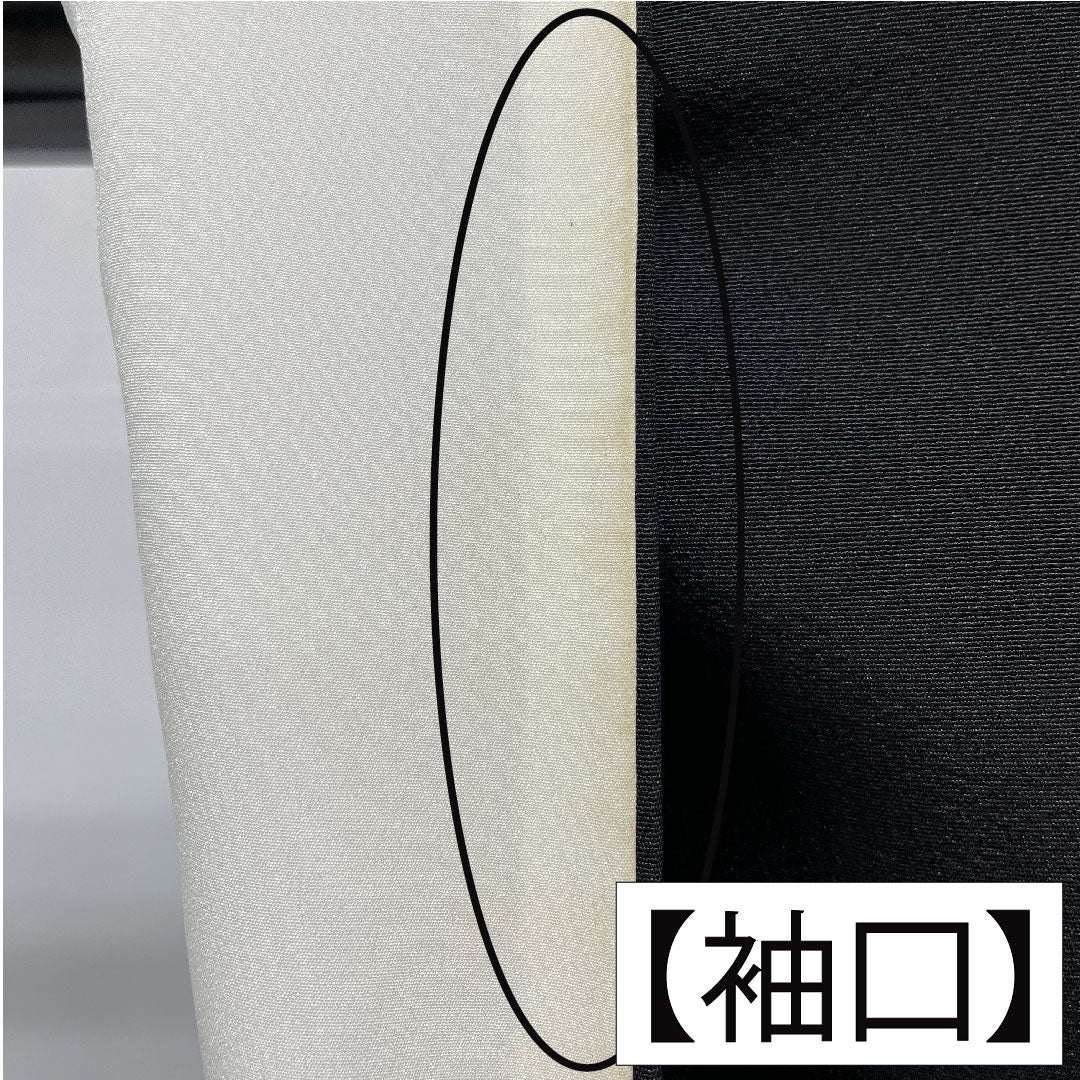Black formal kimono, pure silk, length 162cm, sleeve length 68cm, lined, Kyoto yuzen, split pattern, phoenix, five crests, five-three paulownia, A rank, black, 1111001733410