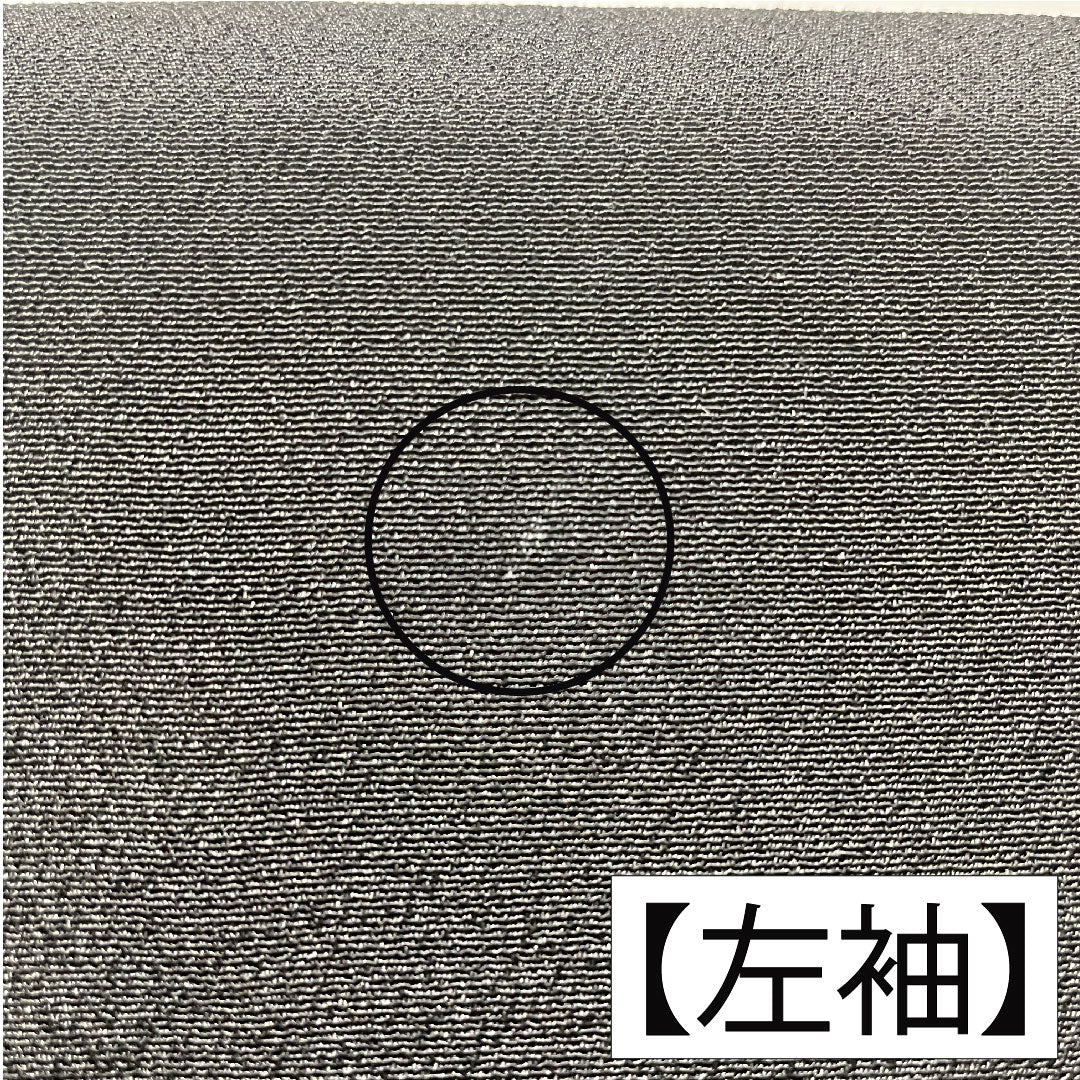 Black formal kimono, pure silk, length 154cm, sleeve length 61.5cm, lined, Kyoto Yuzen, pine, bamboo and plum, folding screen, five crests, circle with ivy, A rank, black, 1111001653210
