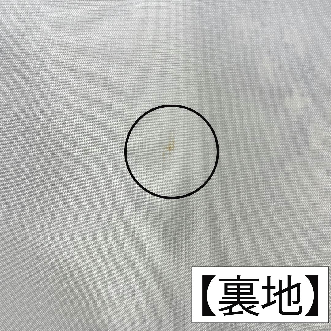 リサイクル着物】紬 正絹 Sランク 身丈169cm 裄丈66cm 白大島 恵大島紬