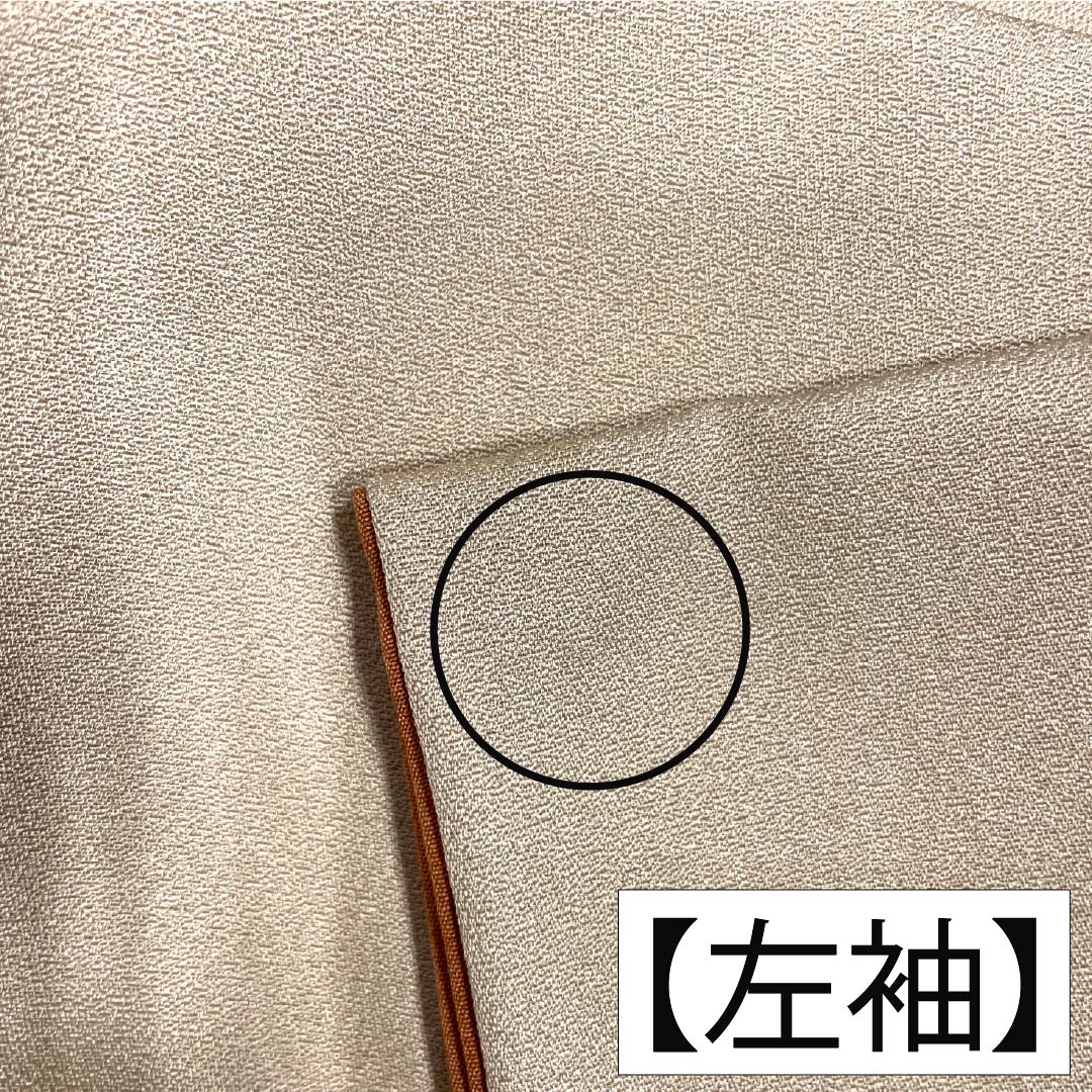 リサイクル着物】訪問着 正絹 Aランク 袷 身丈157cm 裄丈64.5cm 胡桃色