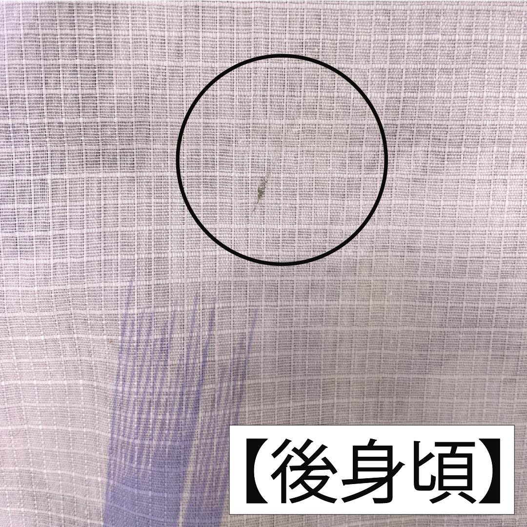 浴衣 木綿 身丈166cm 裄丈67.5cm Aランク 単衣 紫系 淡藤色（うすふじいろ） 牡丹 竹 1118006053520