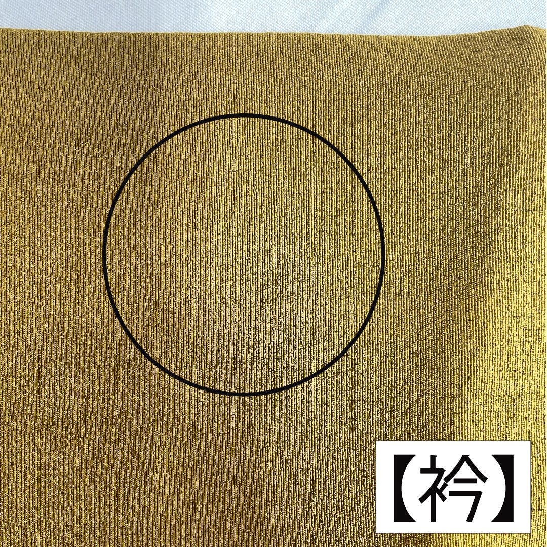 訪問着 正絹 袷 身丈156cm 裄丈66.5cm 木蘭色（もくらんじき） 桜 源氏香 パールトーン加工 Aランク 黄系 1112005433323