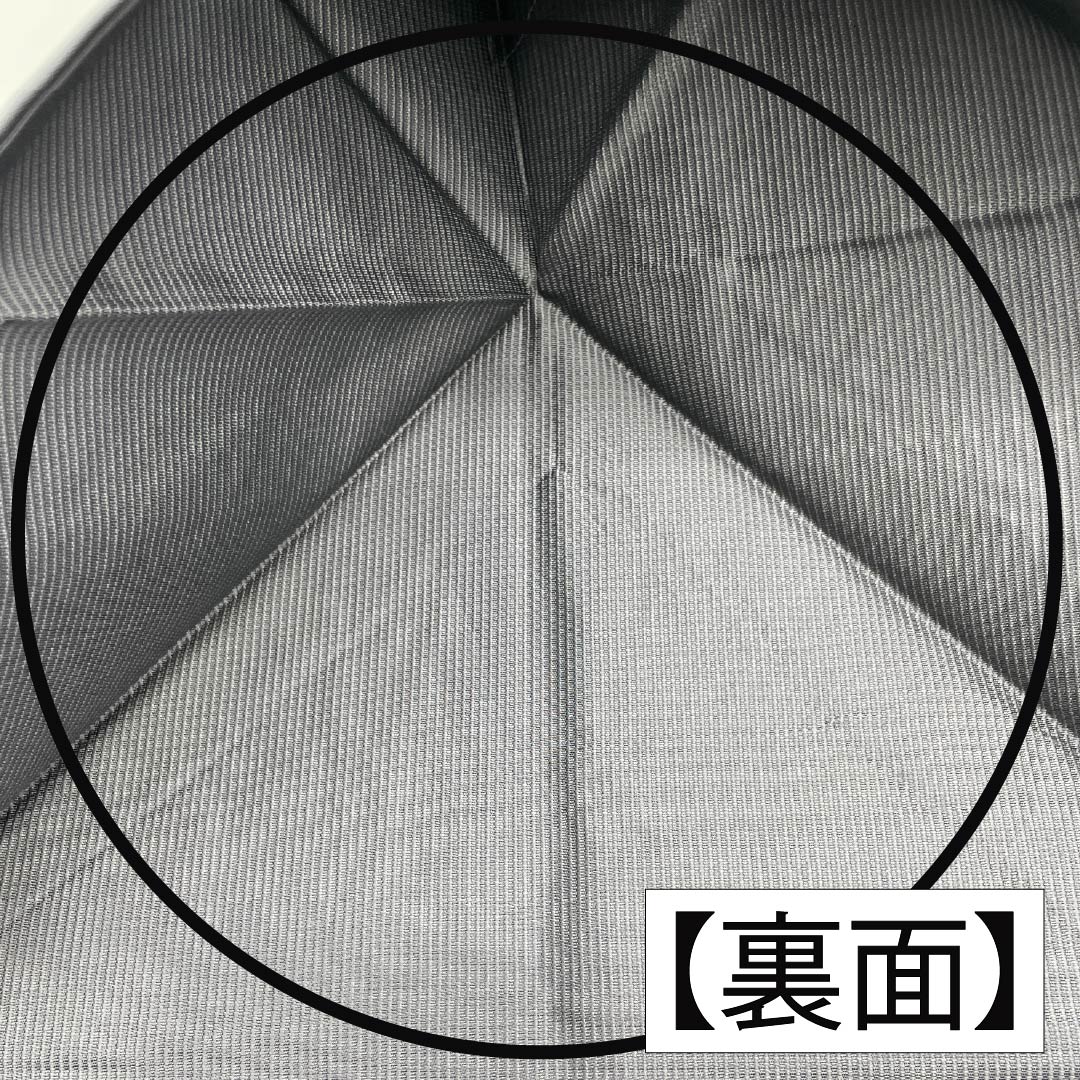 名古屋帯 正絹 Aランク 鉛色（なまりいろ） 抽象花 帯丈361cm 六通 カジュアル グレー系 1124010753322 名古屋仕立て