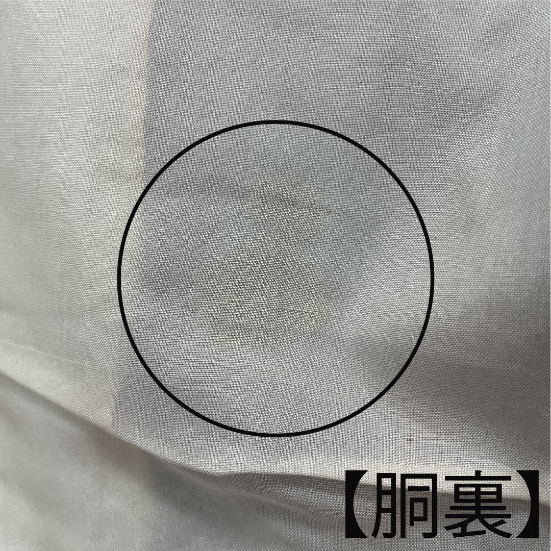小紋 身丈158cm 裄丈63.5cm 袷  濃紺色 京紅型 松 梅  正絹 Aランク 紺系 1115003433318