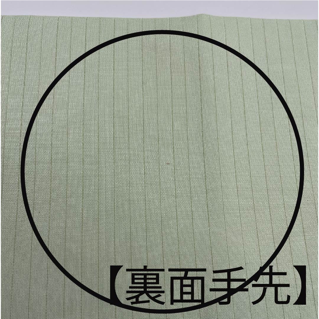 名古屋帯 龍泉青瓷釉色色 夏帯 絽 染帯 作家物 あやめ 帯丈353.5cm 正絹 Aランク ポイント柄 カジュアル 緑系 1124004263319  名古屋仕立て