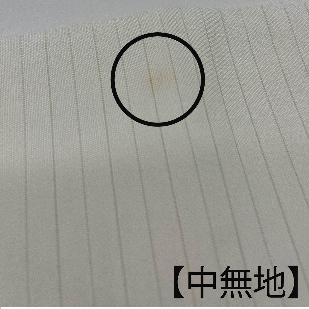 名古屋帯 白色 夏帯 絽 牡丹 染帯 帯丈373cm 正絹 Bランク ポイント柄 カジュアル 白系 1124004504311  名古屋仕立て