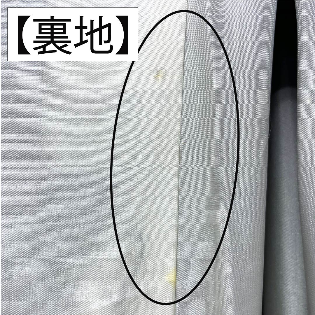 紬 正絹 Bランク 身丈163cm 裄丈67cm 紺鉄色（こんてついろ） 大島紬 7マルキ 雲取り 袷 紺系 1116004944418