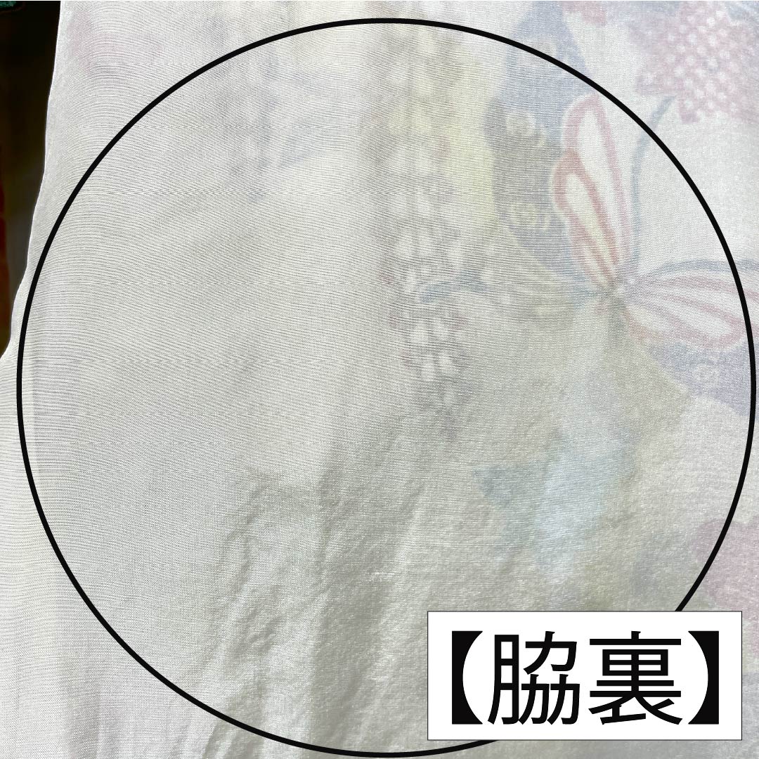 振袖 正絹 Aランク 身丈168cm 裄丈68cm 袷 菜種油色（なたねあぶらいろ） 京友禅 紗綾形 慶長柄 綸子生地 黄系 1113002523523