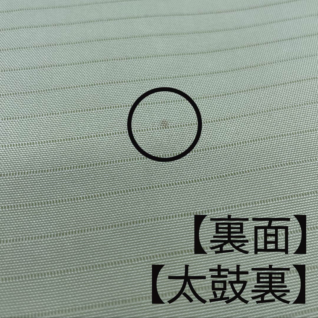 名古屋帯 龍泉青瓷釉色色 夏帯 絽 染帯 作家物 あやめ 帯丈353.5cm 正絹 Aランク ポイント柄 カジュアル 緑系 1124004263319  名古屋仕立て