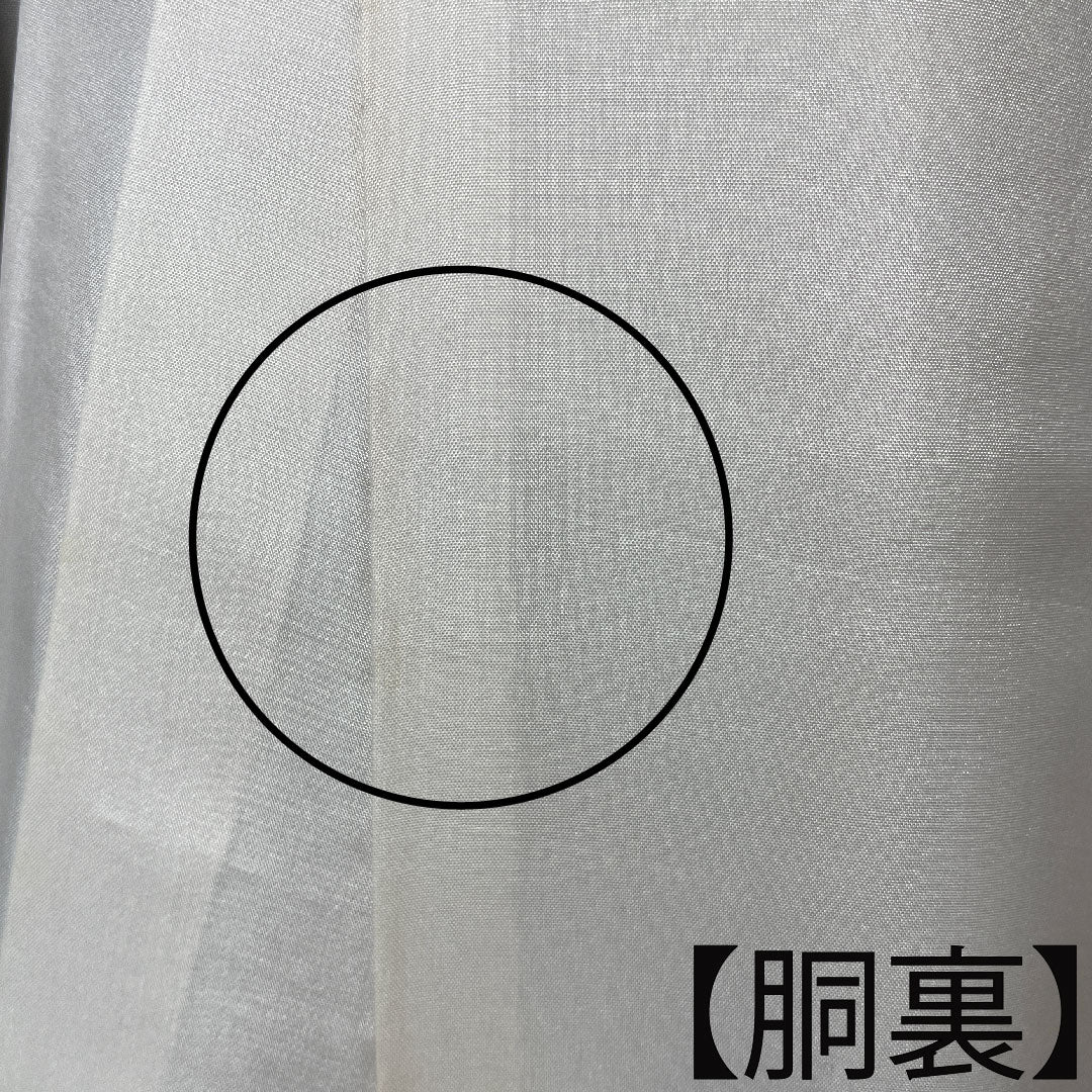 訪問着 袷 身丈163.5cm 裄丈66cm 人間国宝 福田喜重 露芝模様 刺繍 正絹 Sランク グラデ 1112002152499