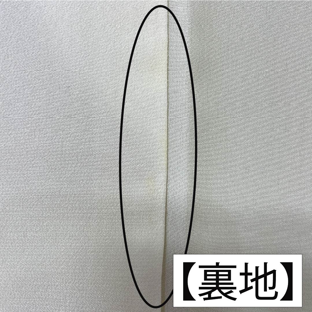 訪問着 正絹 Bランク 袷 身丈165.5cm 裄丈67cm 淡黄蘗色（うすきはだいろ） 金彩 流水 鶴 黄系 1112006904523