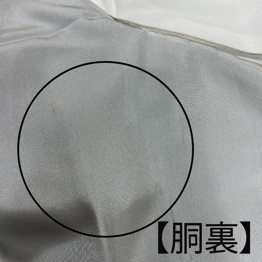 黒留袖 身丈156cm 裄丈60.5cm 袷 京友禅 鶴 糸輪に覗き梅鉢 正絹 Aランク 五つ紋 黒系 1111000723310