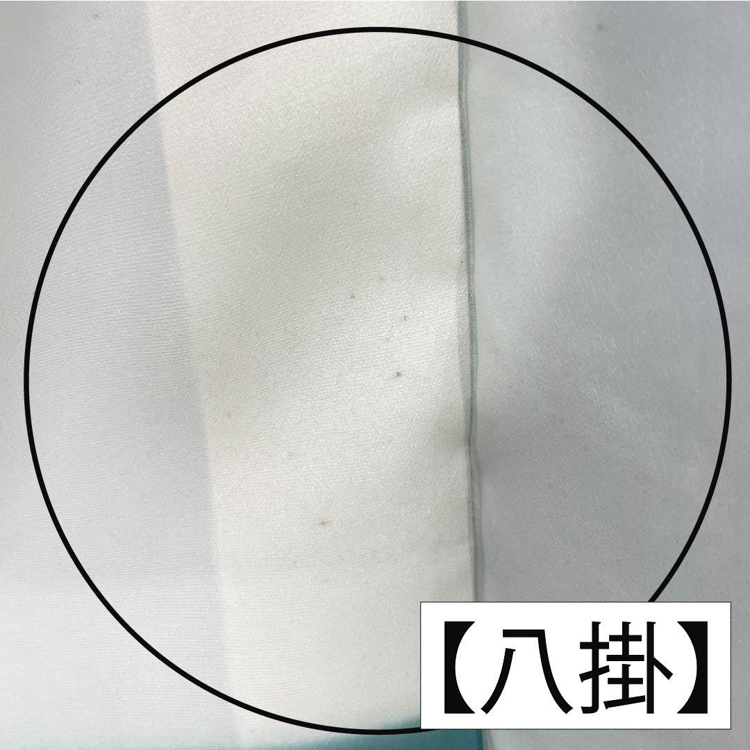 訪問着 ポリエステル Aランク 胴抜き 身丈156cm 裄丈64cm 薄水色（うすみずいろ） 半衿付き 踊り衣装 紗綾形 緑系 1112006383319