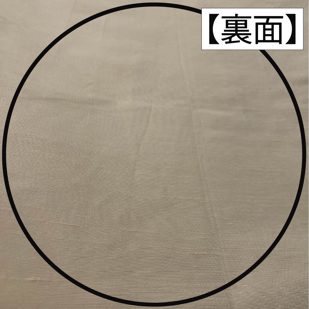 袋帯 正絹 Aランク 生成り色（きなりいろ） ふくれ織 紬地 草花模様 帯丈426cm 六通 カジュアル クリーム系 1123015303315