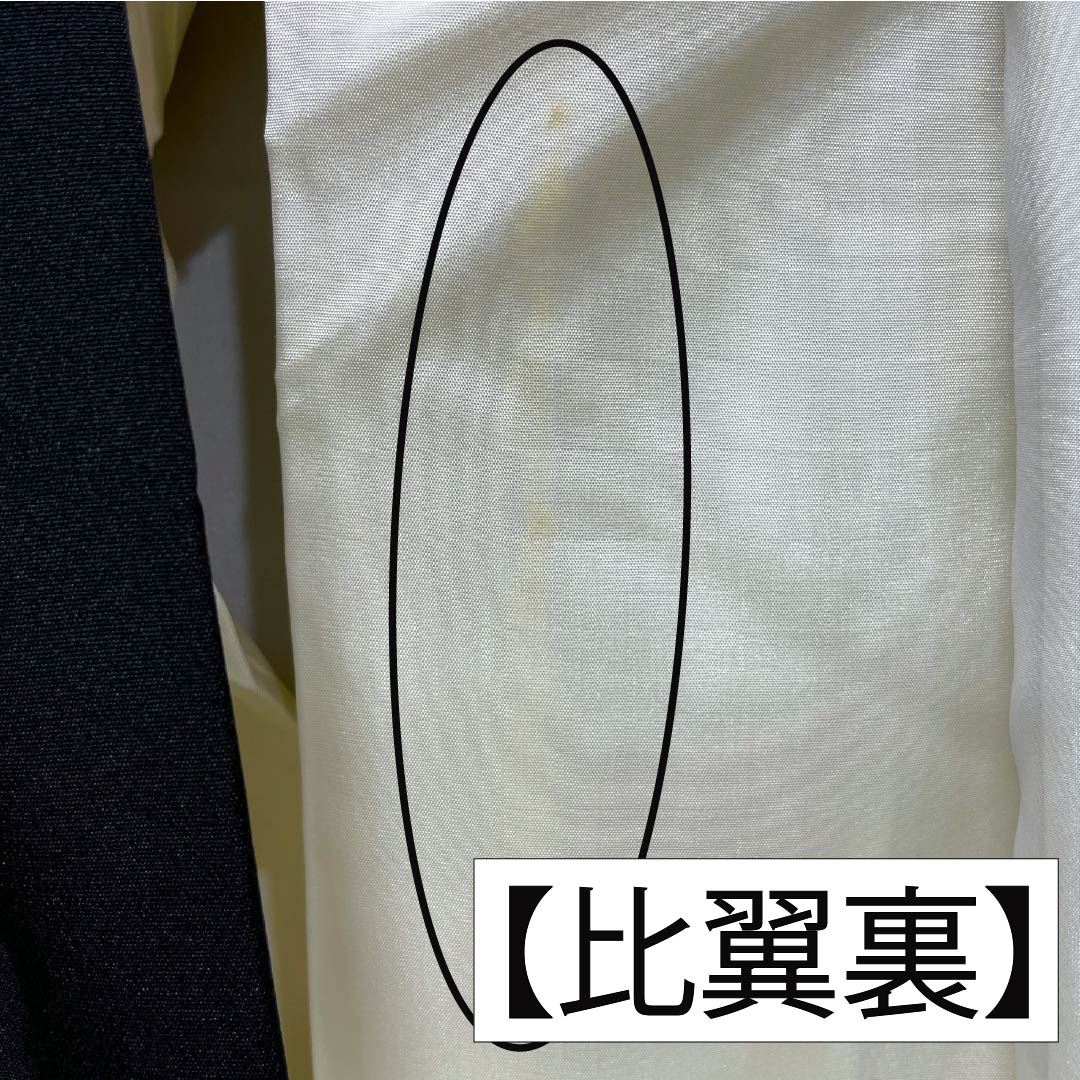 黒留袖 正絹 Aランク 身丈164.5cm 裄丈66cm 袷 京友禅 五つ紋 丸に二つ引き 風景模様 鶴 松 茶屋辻 五つ紋 黒系 1111001923410