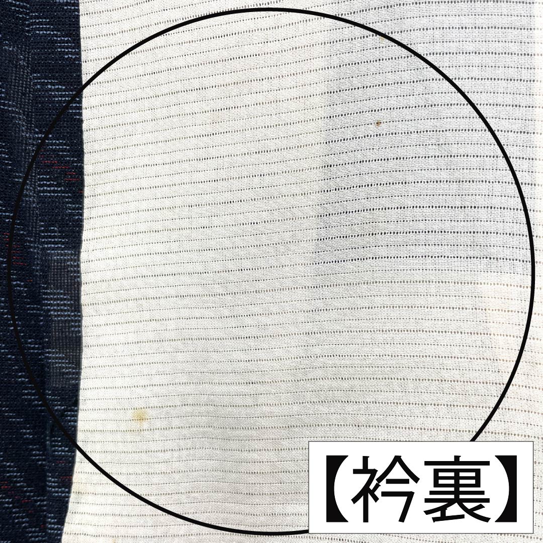 リサイクル着物】夏物 正絹 紬 Aランク 身丈156cm 裄丈67cm 抽象模様