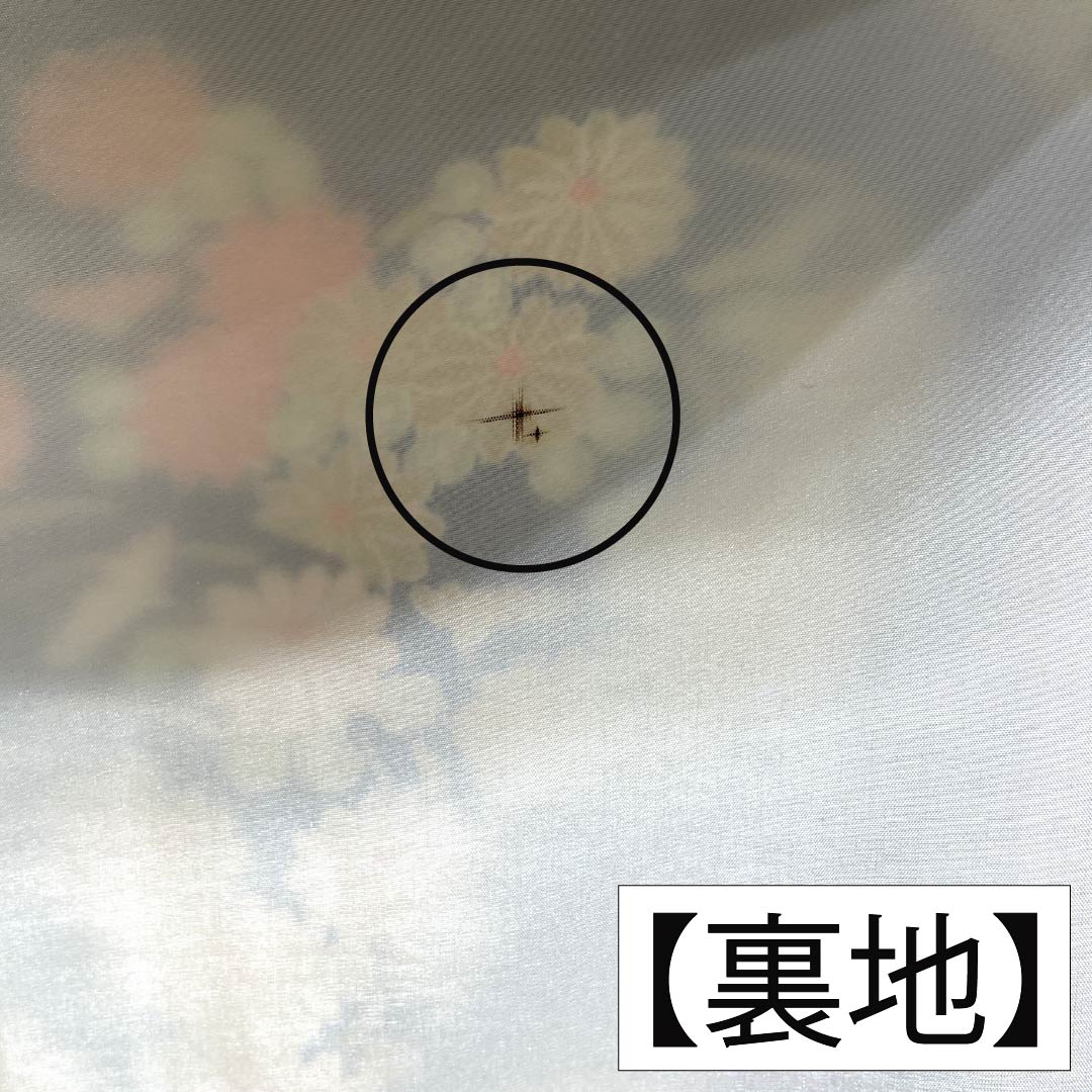 小紋 正絹 Aランク 身丈154cm 裄丈60cm 袷 紺色（こんいろ） 花丸紋 紺系 1115007693218