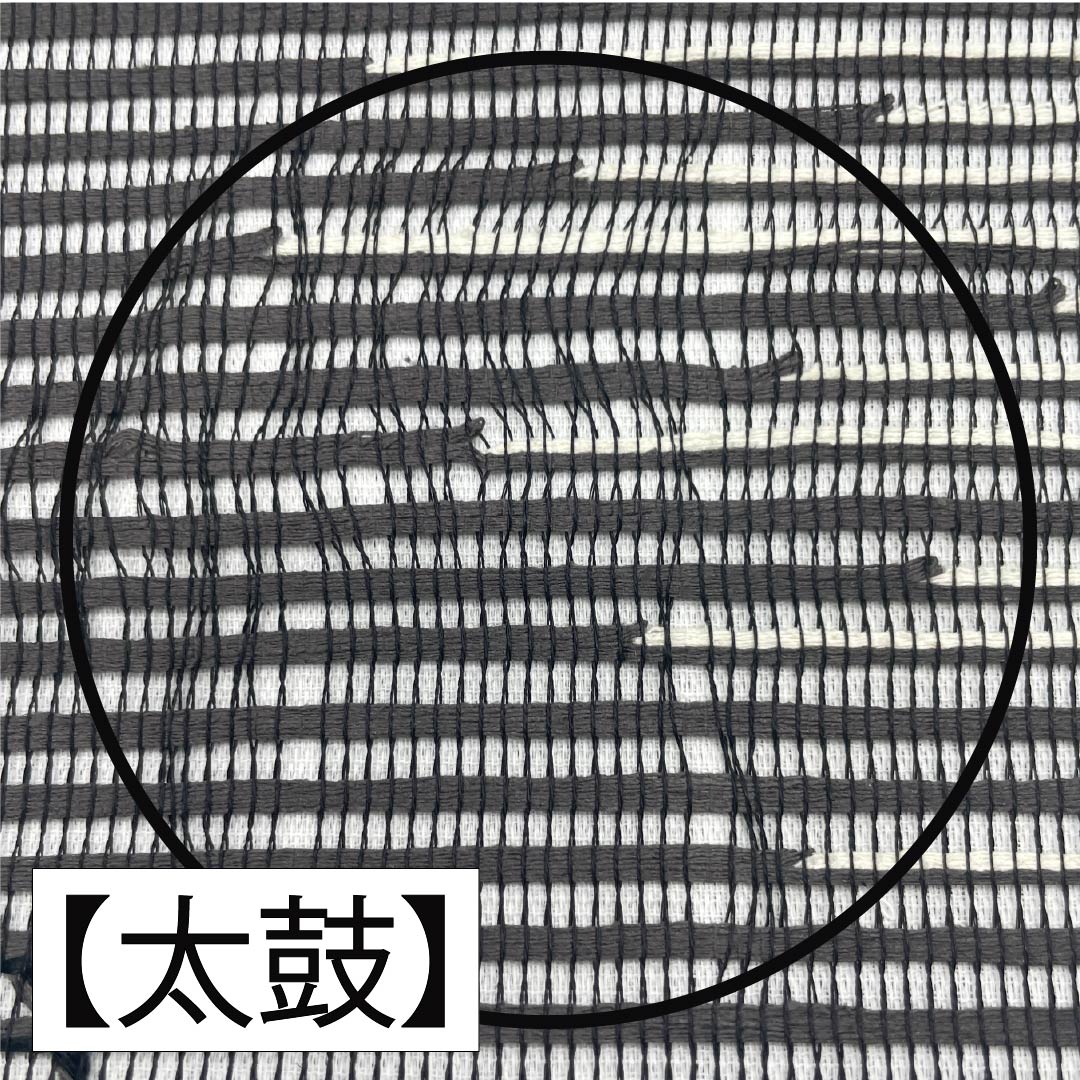 袋帯 正絹 抽象模様 帯丈446cm Bランク 六通 カジュアル モノトーン 1123012434327