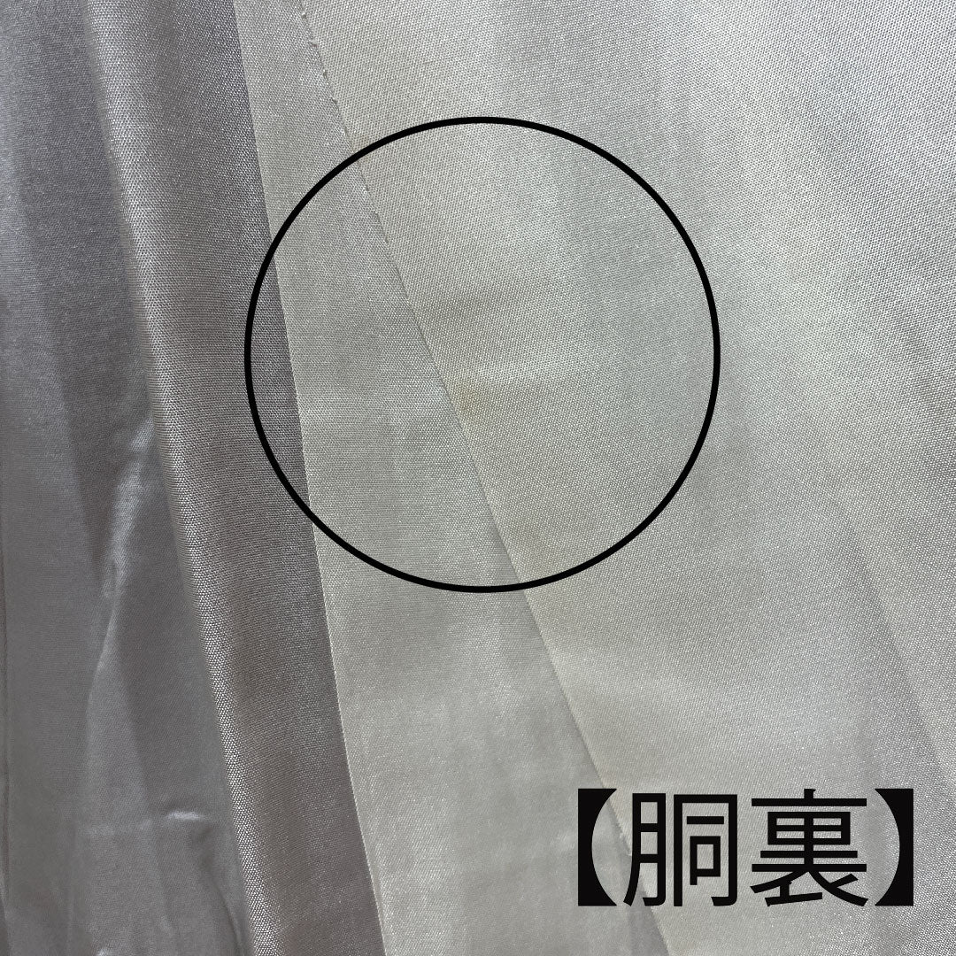 振袖 身丈160.5cm 裄丈63.5cm 袷  海老色 辻ヶ花  正絹 Aランク 赤系 1113001443412