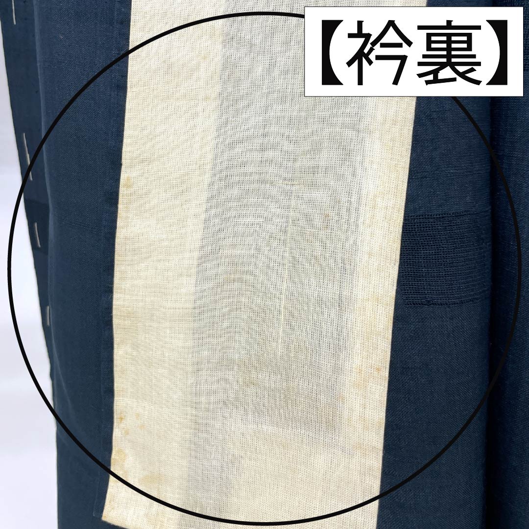 夏物 正絹 色無地 Bランク 身丈161cm 裄丈65.5cm 紬地 紋紗 紗 黒系 1132003824410