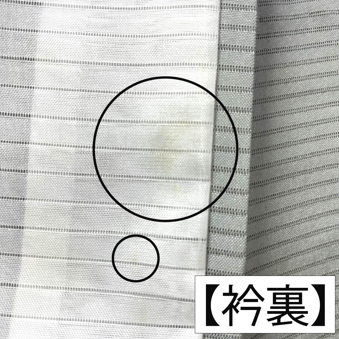 夏物 正絹 付下げ Aランク 身丈154cm 裄丈63.5cm 京友禅 寿光織 霞 草花 絽 グレー系 1132005023222