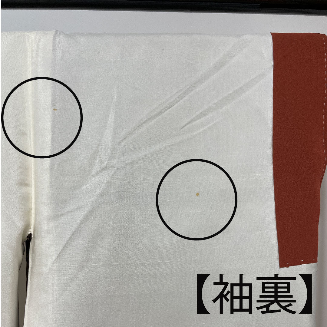 大島紬 身丈159.5cm 裄丈60.5cm 黒鳶色 横縞 縞大島 正絹 Bランク 袷 茶系 1116001714314