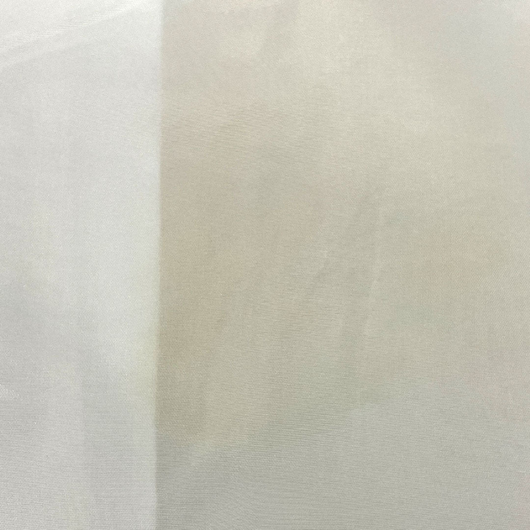 小紋 身丈147.5cm 裄丈61.5cm 袷  洗える着物 流水に葉 ポリ Aランク 黄系 1115000213123