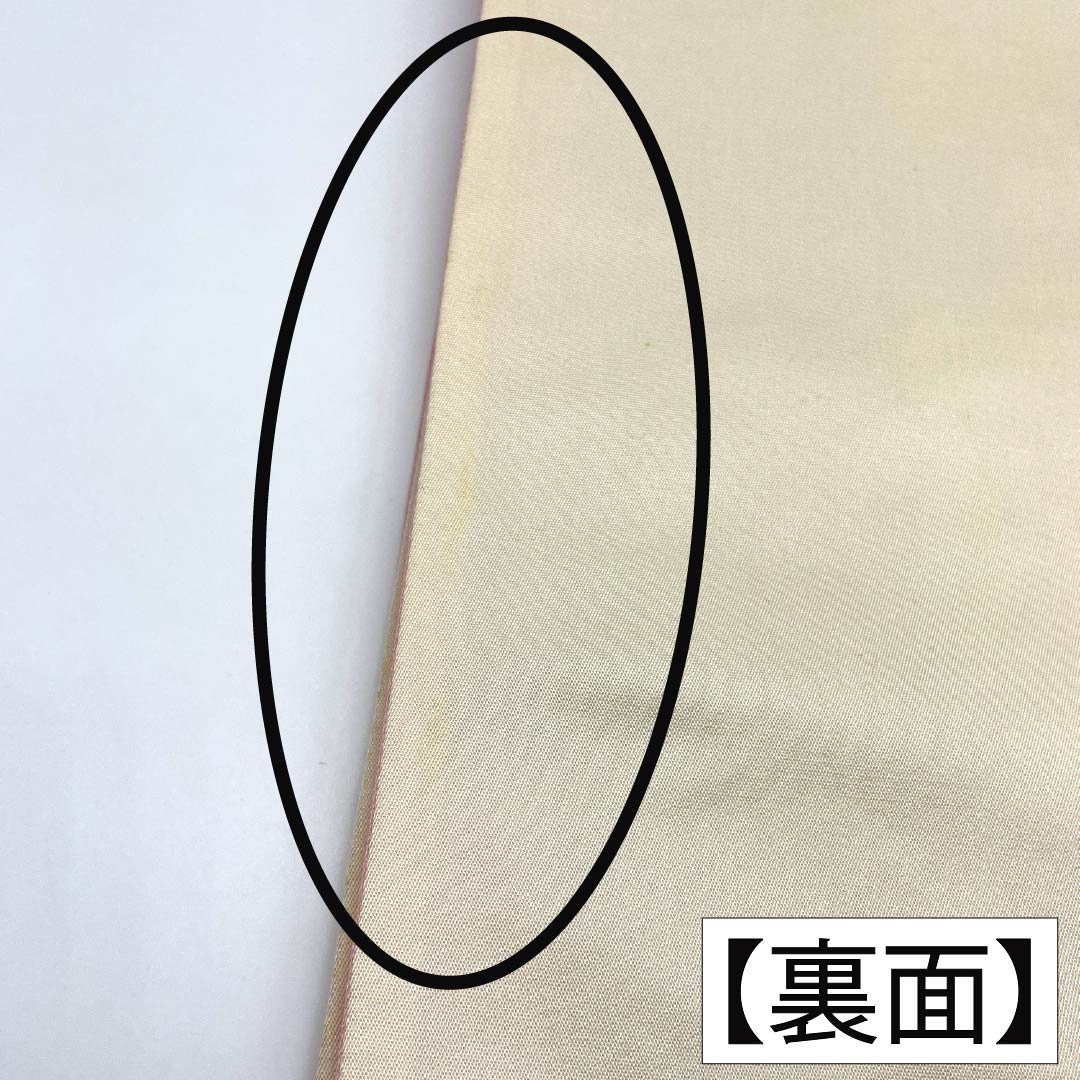 袋帯 正絹 Bランク 中紅花色（なかのくれないいろ） 西陣織 抽象柄 鶴 帯丈426cm 六通 フォーマル ピンク系 1123017954313
