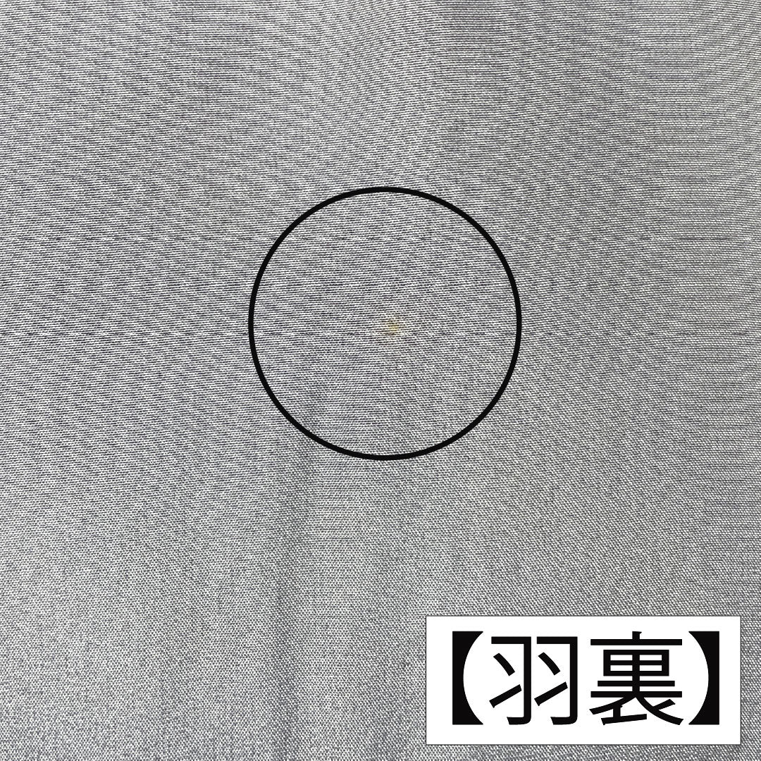 男物 正絹 Sランク 身丈137.5cm 裄丈66.5cm 濃紺色（のうこんいろ） 大島紬 100亀甲 しつけ糸付き 袷 紺系 1119001632318