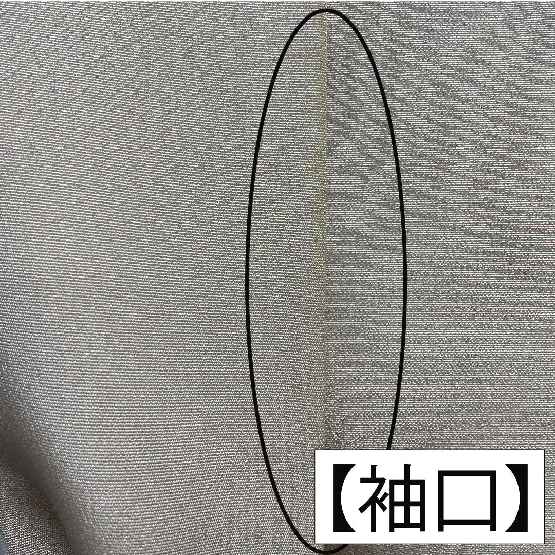 色留袖 正絹 身丈163cm 裄丈64cm 袷 白練色（しろねりいろ） 京友禅 刺繍 時代人物風景模様 一つ紋 三つ柏 パールトーン加工 Aランク ベージュ系 1111001493425
